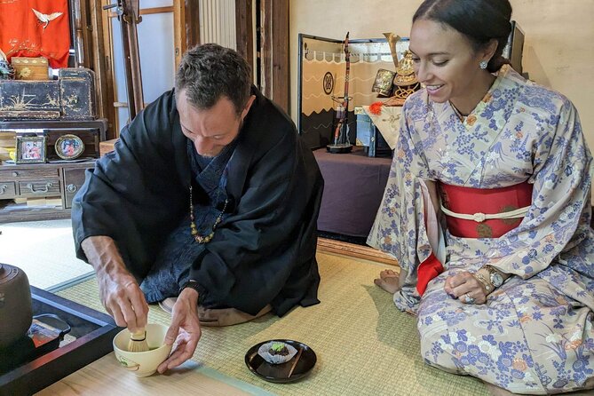 A Unique Antique Kimono and Tea ceremony Experience in English - Choosing an antique kimono with Toku