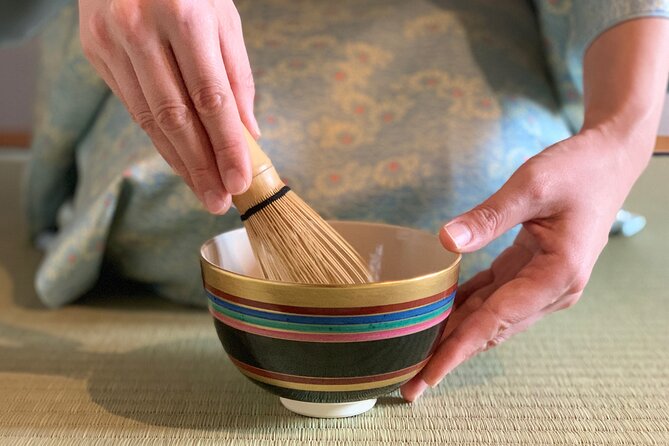 Authentic Kyoto Tea Ceremony: Camellia Flower Teahouse - Your turn to whisk a bowl of matcha