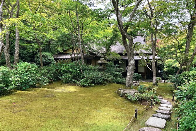 Bamboo Grove Temple and Garden Views Tour - Taking in the hills at Okochi Sanso Garden