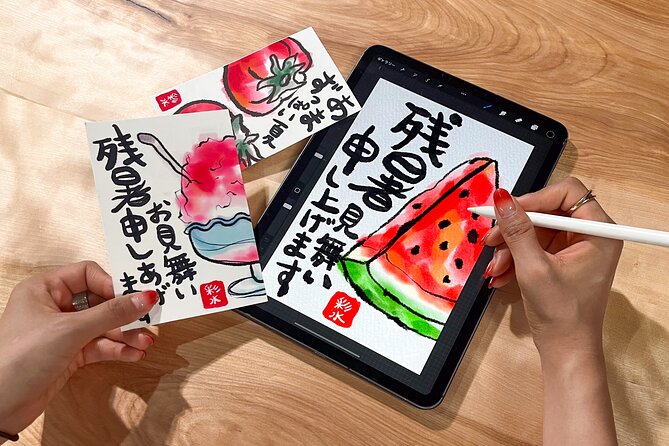 Calligraphy & Digital Art Workshop in Kyoto - The tea break is part of the rhythm