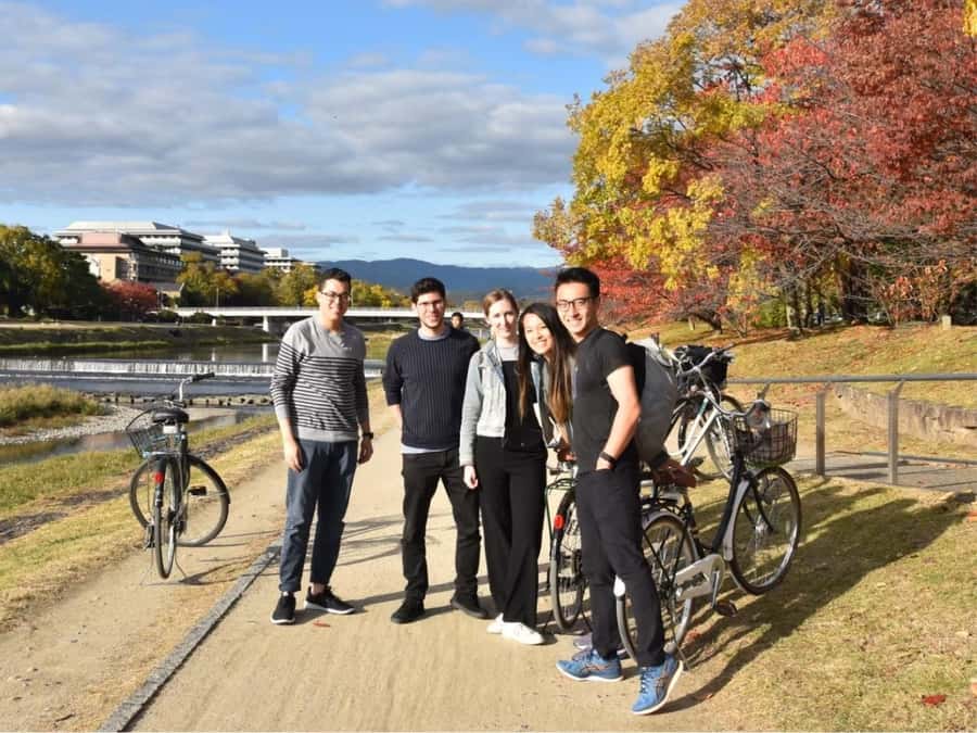 Cycle Kyoto's Hidden Gems & Gion Stroll - Following Kyoto’s riverside roads
