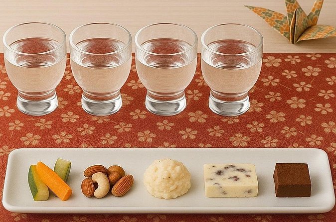 Experience of pairing sake tasting with snacks in Kyoto - Is ¥7,500 a fair price?