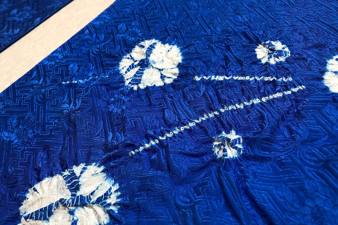 Fukusa Shibori Class - What shibori means in this Kyoto class