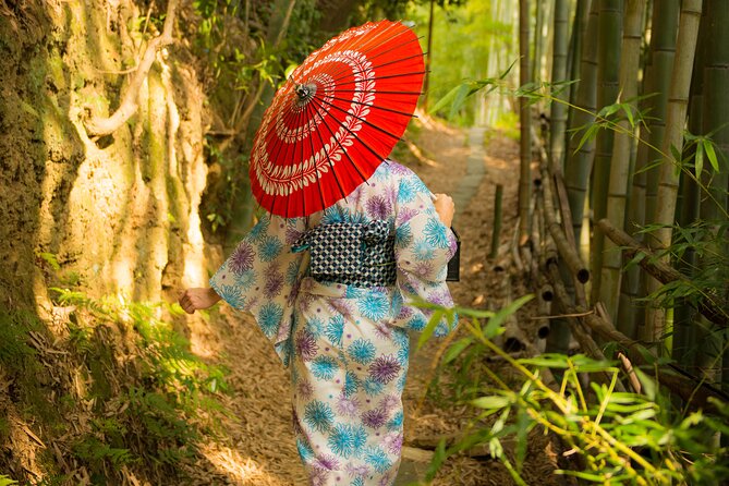 Guided Photoshoot of Fushimi Inari Shrine and Secret Bamboo Grove - Walking beneath the famous red torii gates