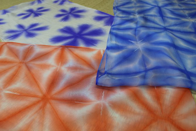Hanakoushi cotton Scarf Class - Folding a Kyoto scarf into a pattern