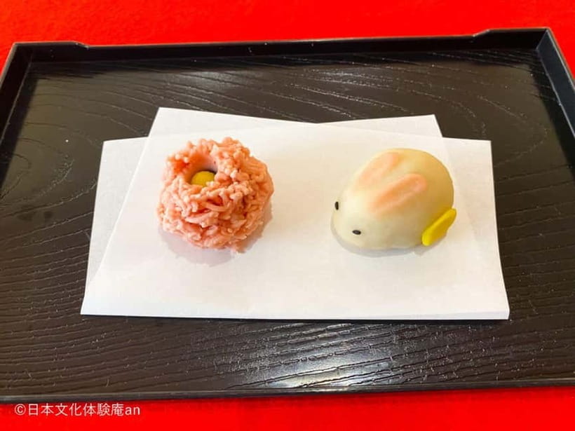Japanese Traditional Sweets ''Nerikiri'' making - What you actually make at the table