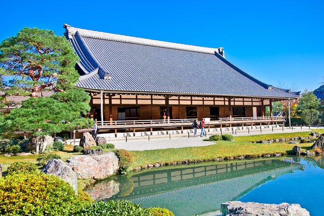 Kyoto: Arashiyama Walking Tour – UNESCO World Heritage - Crossing toward Monkey Park Iwatayama