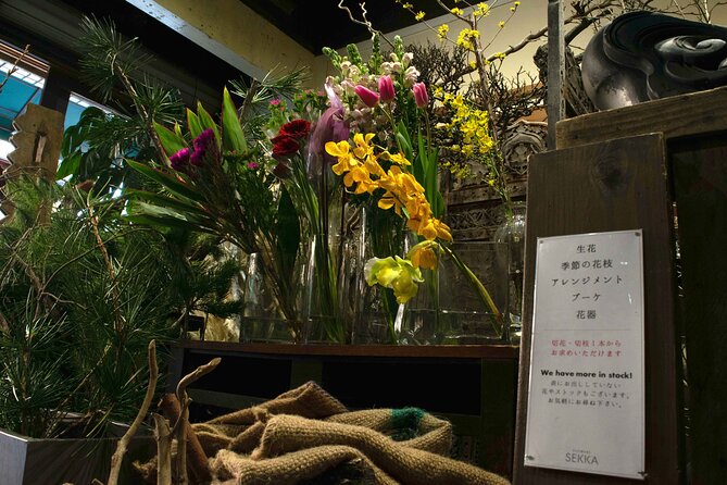 Kyoto Cultural IKEBANA Experience@SEKKA FLOWERS - What your finished arrangement means for your day