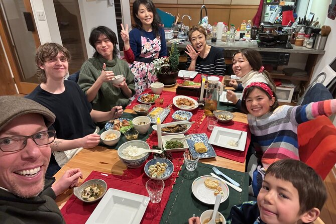 Kyoto Family Kitchen Cooking Class - A meal around the table