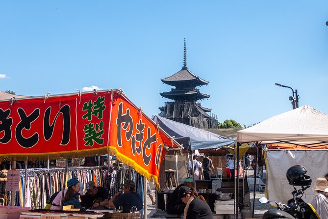 Kyoto Flea Market Cultural Exchange with English Learners - Friendly haggling with practical help