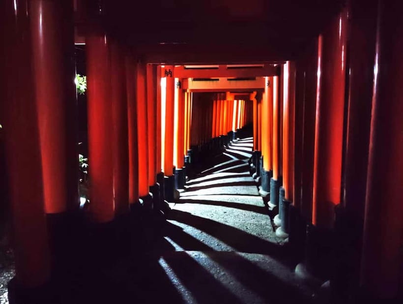 Kyoto: Fushimi Inari Taisha Night Tour with Guide - The forest paths and mountain climb