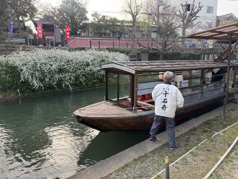 Kyoto: Fushimi Sake District Tour with Boat Ride - Coffee in a restored Meiji-era building