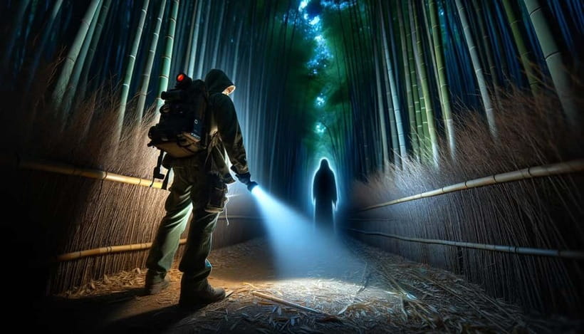 Kyoto: Ghost Tour - Legends, Dark Tales, Bamboo Forest Night - The Opening Drink Sets the Tone