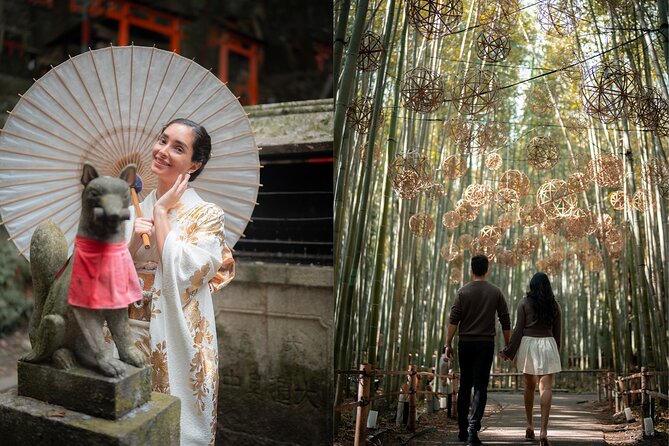 Kyoto Gion, Fushimi Inari, Arashiyama private Photoshoot - Posing help for people who feel awkward
