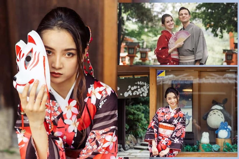 Kyoto Gion Kiyomizudera Kimono Yukata Hairstyle | Photoshoot - Timing your rental and return
