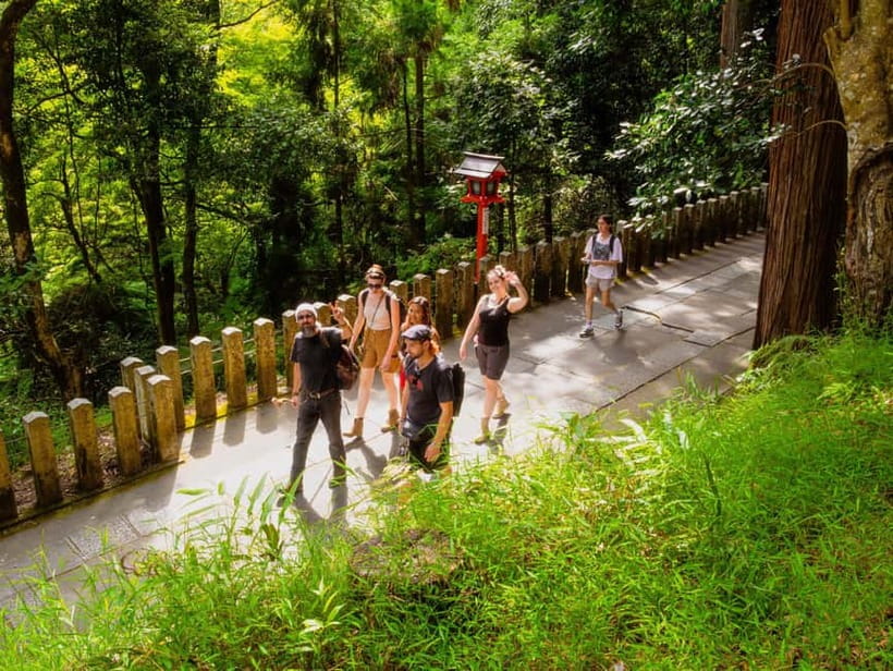 Kyoto: Hike and Hot Springs in Kurama - The cedar trail up Kurama Mountain