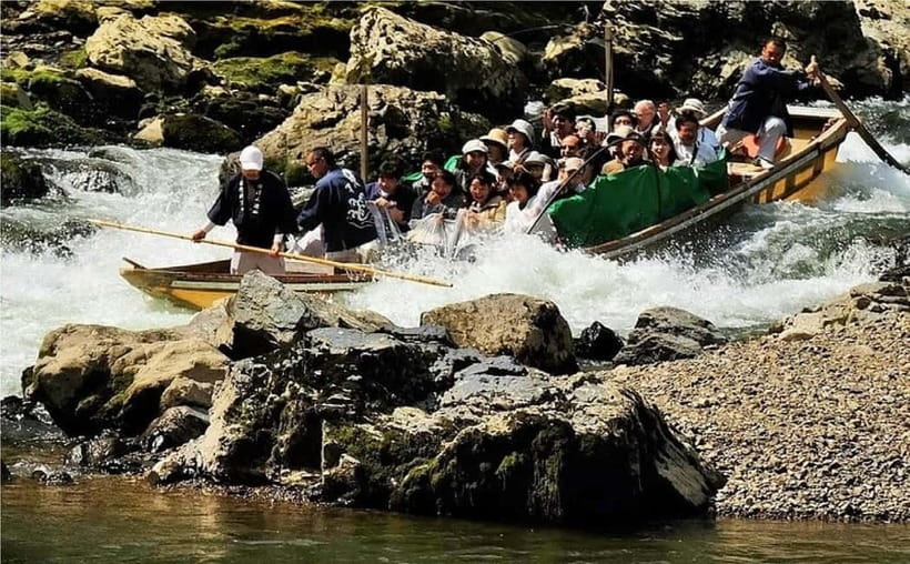Kyoto Hozugawa River Boat Sagano Romantic Train Tour - A scenic route from Kyoto to Arashiyama