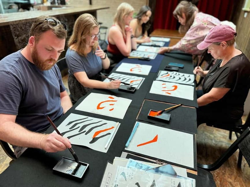 Kyoto: Japanese Calligraphy Workshop - My Recommendation: Book It If You Want to Make Something