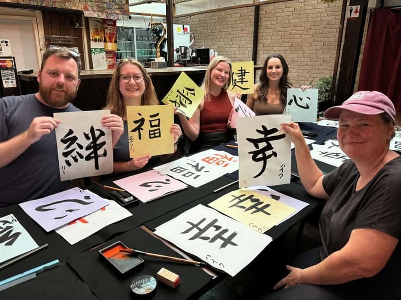 Kyoto: Japanese Calligraphy Workshop - The First Lesson: Brush, Ink, and Basic Strokes