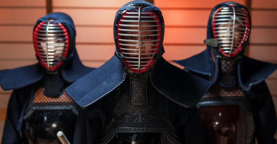 Kyoto: Kendo and Samurai Experience with Uniform and Gear - Partner practice and the final sparring session
