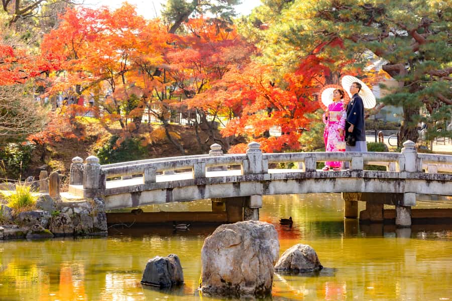 Kyoto Kimono Professional Photoshoot - Getting from the shop to your photo location