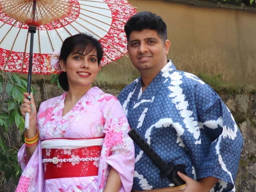 Kyoto Kimono Rental mimosa |Kimono/Yukata Rental Couple Plan - Who should book the Mimosa couple plan?