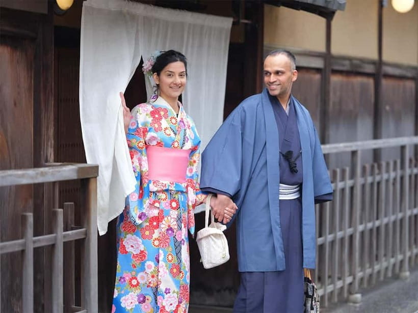 Kyoto Kimono Rental mimosa ｜Kimono/Yukata Rental Couple Plan - Choosing a kimono or yukata for two