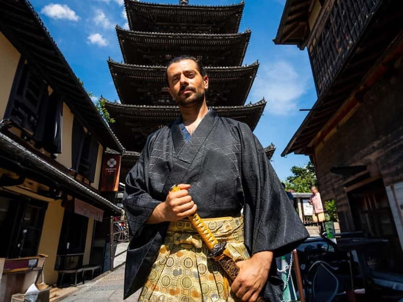Kyoto Kimono Rental mimosa Samurai Plan|Feel the History - Putting on the samurai look near Kodaiji