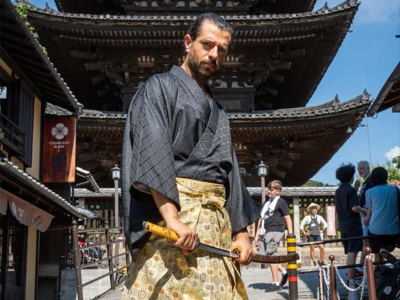 Kyoto Kimono Rental mimosa Samurai Plan|Feel the History - The 10-minute walk to Kiyomizu Temple