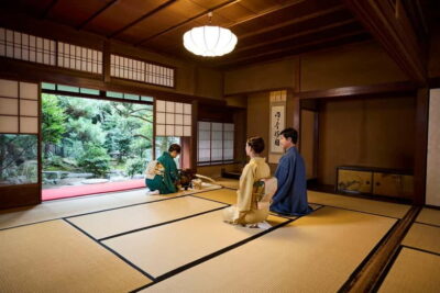 Kimono Tea Ceremony with Matcha and Sweet