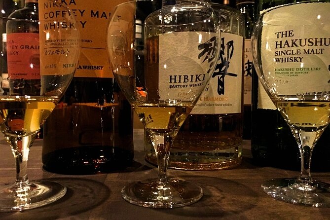 Kyoto Luxury Sake, Whisky and Cocktail Tour - Sake tasting and Kyoto whisky