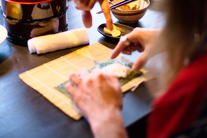 Kyoto Making Wagyu Sushi experience - Chef Yoshi and the personal feel