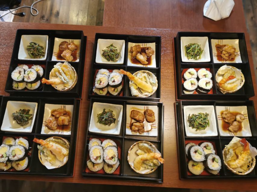 Kyoto: Morning Japanese Bento Cooking Class - The cooking itself: sushi, tempura, teriyaki, and soup