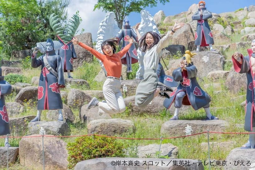 Kyoto: Naruto & Boruto at Nijigen no Mori Entry & Transfer - Hokage Rock, Ramen Ichiraku, and free time