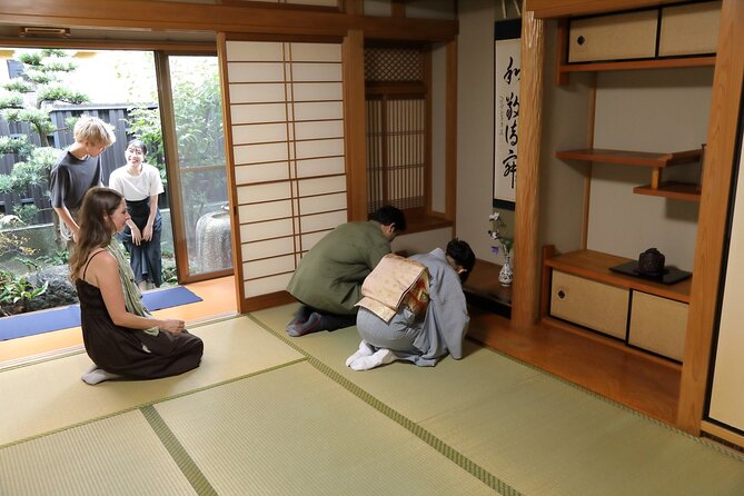 Kyoto near Fushimiinari Wagashi making&Small Group Tea Ceremony - A calm setting near Fushimi Inari