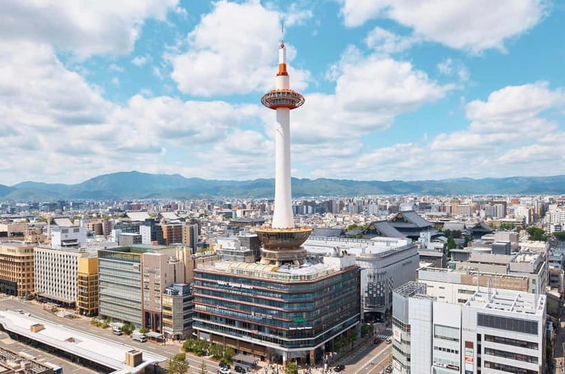 Kyoto: Nidec Kyoto Tower Observation Deck Admission Ticket - Finding the white tower beside Kyoto Station