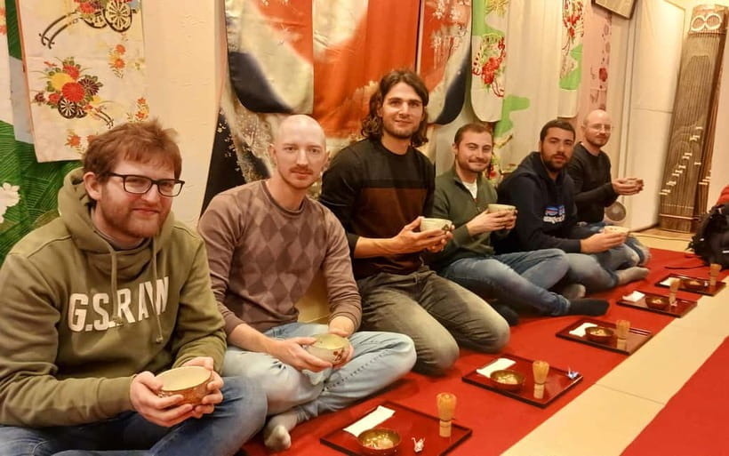 Kyoto: Nishiki Market Tea Ceremony with Koto Performance - Making matcha instead of just watching