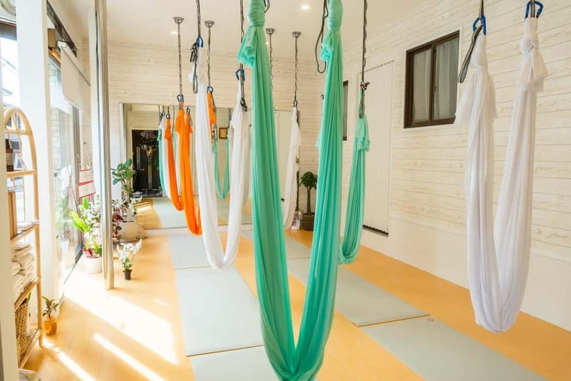 Kyoto: Private Aerial Yoga Class - A different kind of yoga in western Kyoto