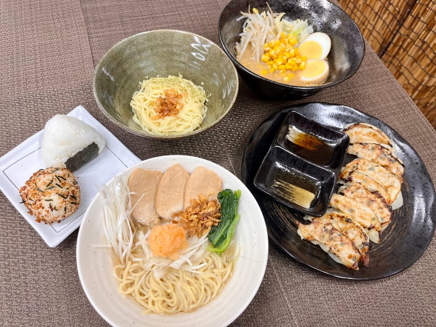Kyoto: Ramen, Gyoza, and Onigiri Cooking Class - Gyoza Folding Is the Main Skill Lesson