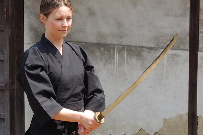 Kyoto Samurai Experience - Changing into a kimono before practice