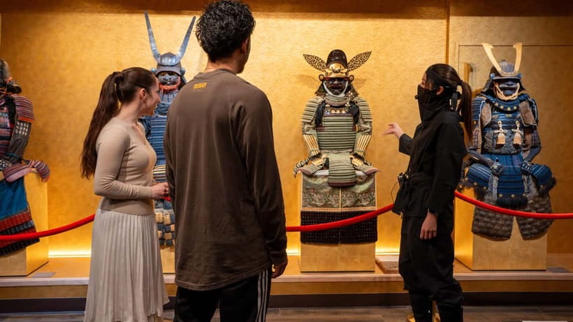 Kyoto: Samurai Ninja Museum guided tour - Putting on samurai clothing and a real helmet