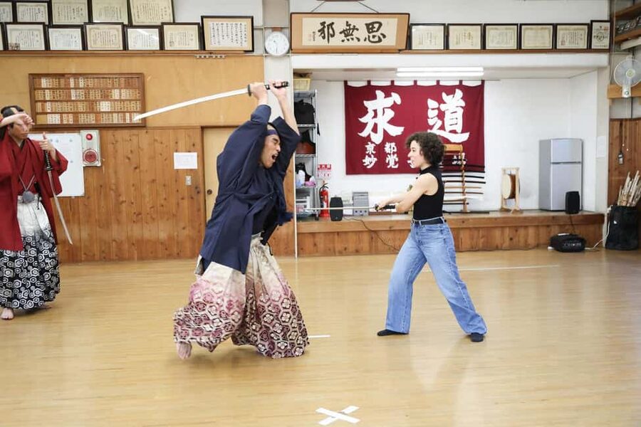 Kyoto: Samurai Sword & Kimono Action Filming Experience - Filming your own samurai scene