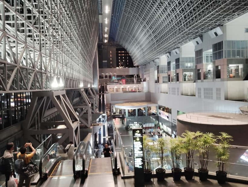 Kyoto: Station and Tower Night Tour with Light Show - Rainy nights can improve the mood