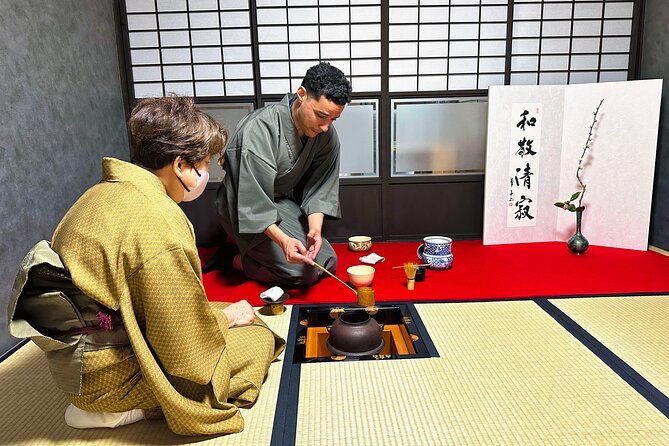 KYOTO Tea Ceremony with kimono near by Imamiya Jinjya Shrine - The photo session before tea