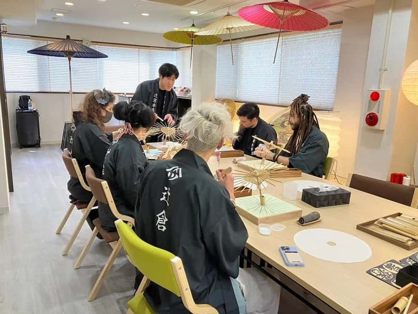 Kyoto: Traditional Mini Umbrella Making Workshop - A Calm Break From Kyoto’s Shopping Streets