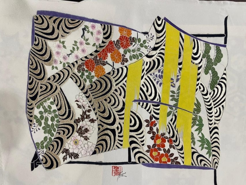 Kyoto: Traditional Yuzen Dyeing Experience - The artwork you take home