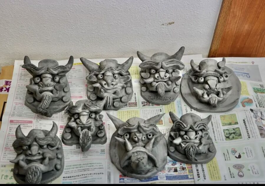 Let's make only one original onigawara in the world!! - Who will enjoy this most?