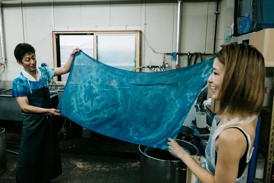 Natural Indigo Dyeing with Local Masters (Private Atelier) - Tea, stories, and a look at finished work