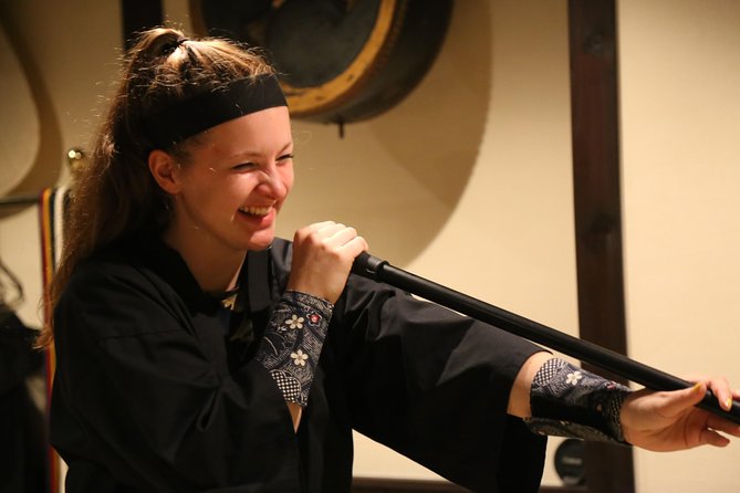 Ninja 1-hour Hands-on Lesson by Japanese master in Kyoto -Entry - Practicing the ninja sword