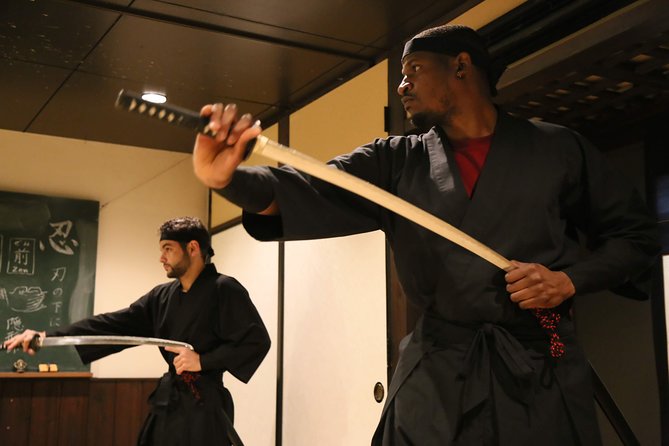 Ninja 2-hour Hands-on Lesson by Japanese master in Kyoto -Medium - Getting dressed at NINJA DOJO and STORE KYOTO